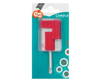 7C-SUK7 ŚWIECZKA URODZINOWA KLOCKI CYFRA 