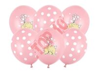 SB14P-256-000-6 Balony 30cm, Słonik, Pastel Pink Mix