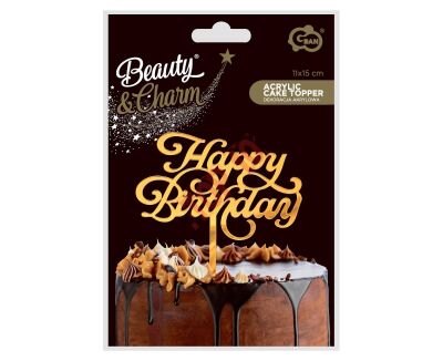 PF-DAHB DEKORACJA AKRYLOWA B&C NA TORT 