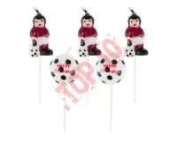 ŚWIECZKI PIKERY PIŁKARZ + PIŁKA TP0072