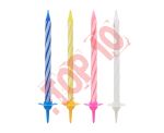 SW-URSD ŚWIECZKI URODZINOWE - 6 cm, 24 / 12 szt.