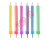 SF-SKJP ŚWIECZKI KOLOROWE JUMBO, PERŁOWY MIX, 12/12