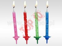 61-31 ŚWIECZKI URODZINOWE " KROPKI " 12/12