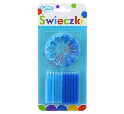 PF-SUKN2 ŚWIECZKI 24/12 KOLEKCJA NIEBIESKA, WZÓR NR 2   - 2