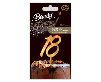 PF-DA18 DEKORACJA AKRYLOWA B&C NA TORT 