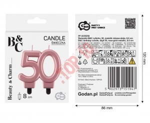 PF-SCRZ50 ŚWIECZKA B&C CYFERKA 