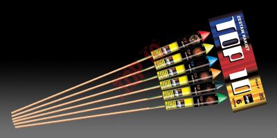 JR10 RAKIETKI TOP10  6 sztuk - 2