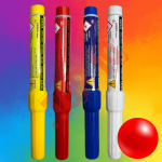 HF0271-RED FLARA METAL CZERWONA ZAWLECZKA 1szt