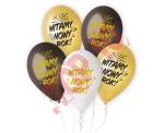 GMS120/WNR BALONY PREMIUM HEL "WITAMY NOWY ROK" 13" / 5 szt.