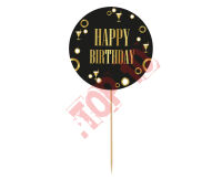 RV-DHBO DEKORACJA NA TORT B&G PARTY ''HAPPY BIRTHDAY'' 