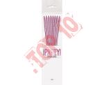 84006EU ZIMNE OGNIE, RÓŻOWE, 18cm / 8szt.