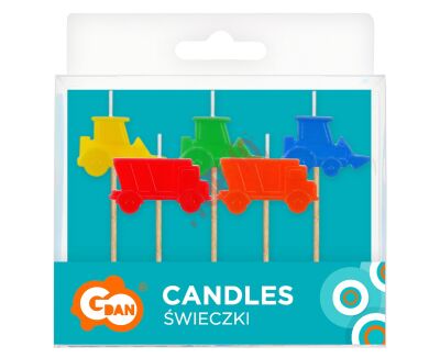 SF-PBUD ŚWIECZKI PIKERY BUDOWA, 5 szt. - 2