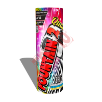 JF82 FOUNTAIN 2 FONTANNA CYLINDRYCZNA SREBRNO-CZERWONA 1 szt.