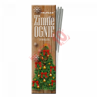 TXF426C  ZIMNE OGNIE CHOINKA 17 CM 10 SZT.