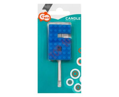 7C-SUK6 ŚWIECZKA URODZINOWA KLOCKI CYFRA 