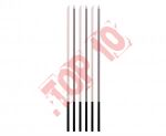 7C-SMFS Świeczki B&C metaliczne, fiolet/srebrny, 3x3x170mm, 6szt.