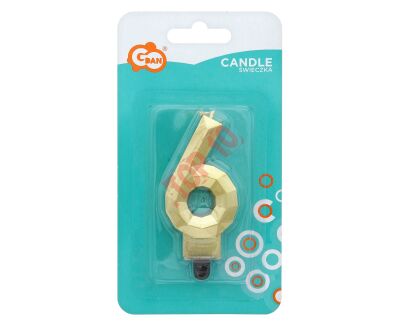 PF-SDZ6 ŚWIECZKA CYFERKA 