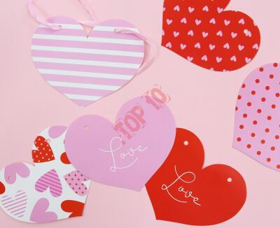 PF-GPSW GIRLANDA PAPIEROWA SERCA WZORKI 200 cm - 2