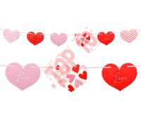 PF-GPSW GIRLANDA PAPIEROWA SERCA WZORKI 200 cm