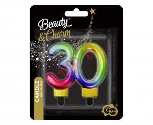 SF-S30G ŚWIECZKA B&C CYFERKA 