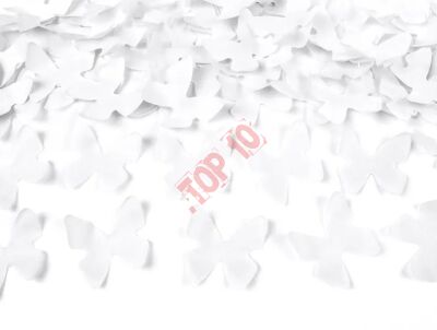 TUKBT28 TUBA Z MOTYLKAMI BIAŁA 28cm - 2