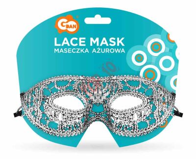 YH-MASD Maseczka ażurowa Srebrna Dama - 2