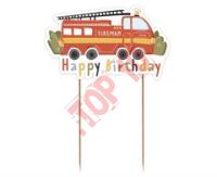 RV-DPTF DEKORACJA PAPIEROWA NA TORT FIREMAN