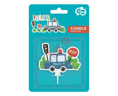 SF-POLI ŚWIECZKA URODZINOWA POLICE 5x7cm - 2