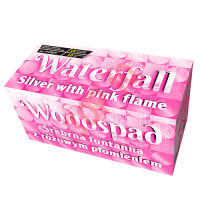 JF108/P WODOSPAD SILVER WITH PINK FLAME 