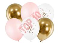 SB14P-307-081B-6 Balony 30cm, One, Pastel Pale Pink