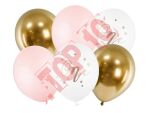 SB14P-307-081B-6 Balony 30cm, One, Pastel Pale Pink
