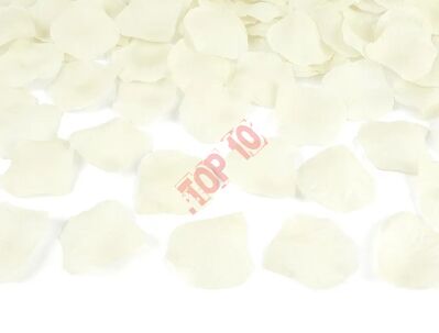 TUKP40-079 TUBA Z PŁATKAMI RÓŻ, KREM 40cm - 2