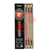 HF24850R RAKIETY KULISTE 3" SUPER ROCKET 6SZT. RIAKEO F3