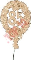 44-18 DEKORACJA URODZINOWA "85" ZŁOTY 8x12