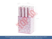 TUKP40-008 TUBA Z PŁATKAMI RÓŻ BIAŁY 40cm