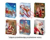 T5_GW_79 Torebka prezentowa T5 Christmas 23 x 32 x 11 cm,