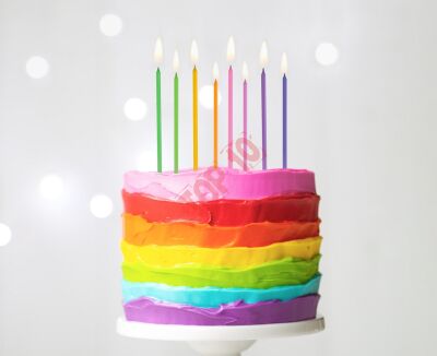 BH-SPAM ŚWIECZKI PASTELOWY MIX - 2