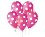 GS110/P157/07 BALONY GROCHY RÓŻOWE, 12'' / 5 szt.