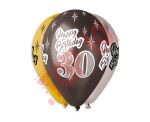 GMS110/P455 BALONY PREMIUM "HAPPY BIRTHDAY 30" METALICZNE 12"/6 SZT. 