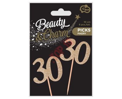 QT-P30Z PIKER B&C 30, ZŁOTY, 6 SZT. - 2