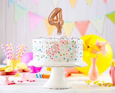 BC-5RZ4 BALON FOLIOWY RÓŻOWO-ZŁOTY 