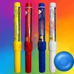 HF0271-BLUE FLARA METAL NIEBIESKA ZAWLECZKA 1szt