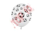 SB14P-116-008-6 Balony 30cm, Piłki nożne, Pastel P. White