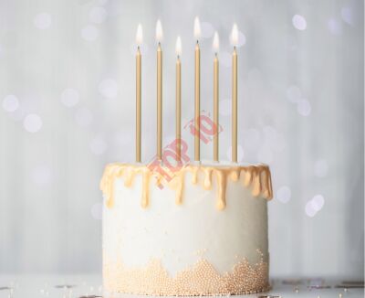 BH-SMJZ ŚWIECZKI B&C METALICZNE JASNOZŁOTE - 2