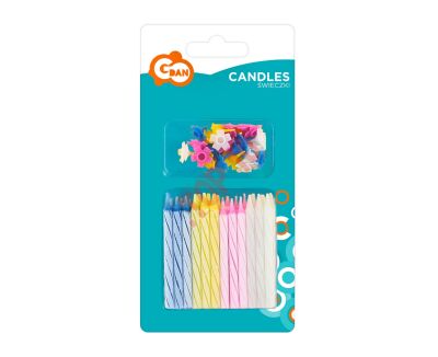 SW-URST ŚWIECZKI URODZINOWE MAŁE 6 CM 24/24  - 2