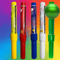 HF0271-GRE FLARA METAL ZIELONA ZAWLECZKA 1szt