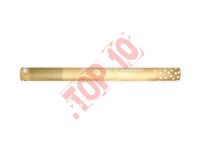 TUKHR60-019ME TUBA Z SERCAMI ZŁOTY 60cm