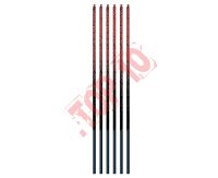 7C-SOCB ŚWIECZKI B&C OMBRE, CZERWONY BROKAT