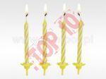61-03 ŚWIECZKI URODZINOWE 24/12 ŻÓŁTE
