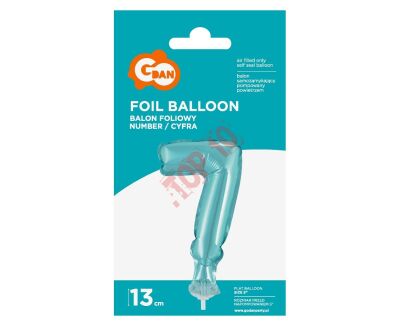 BC-5BL7 BALON FOLIOWY BŁĘKITNY 